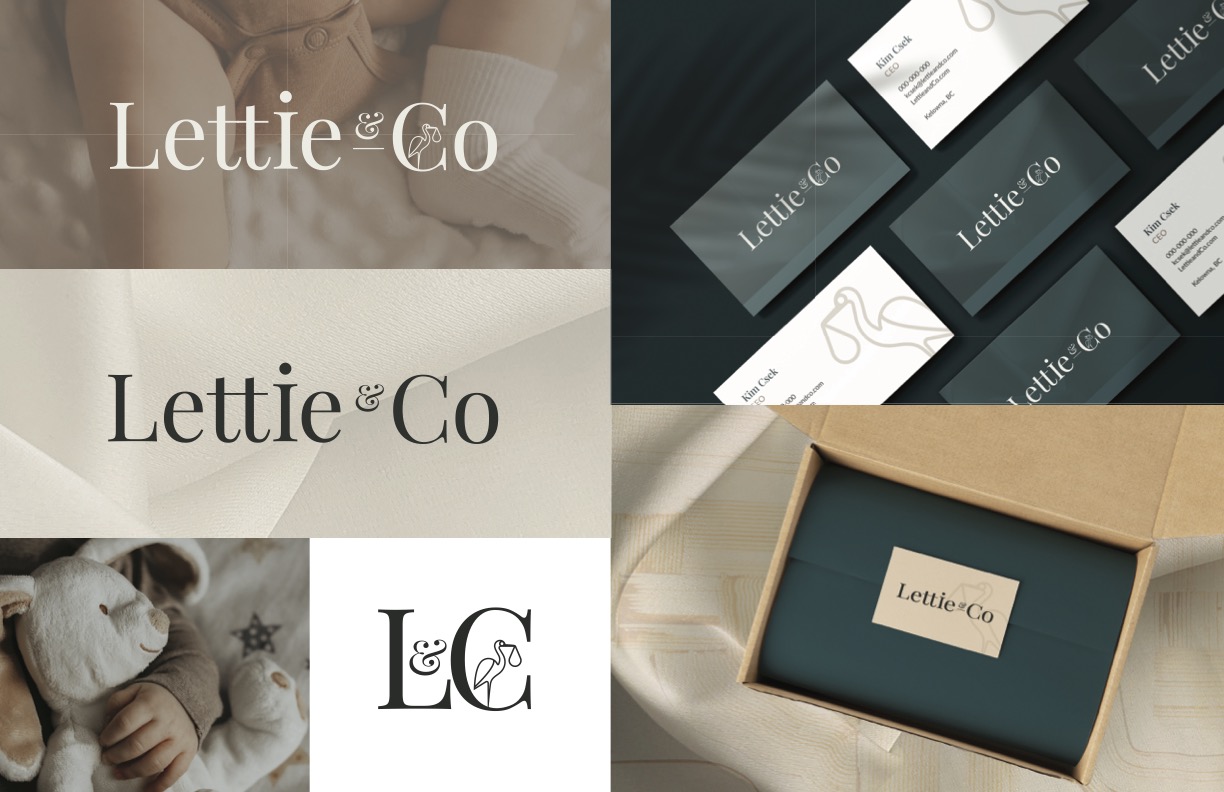 Lettie & Co. Case Study - brand board