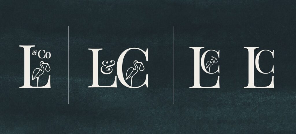 Lettie & Co. Case Study - logo development