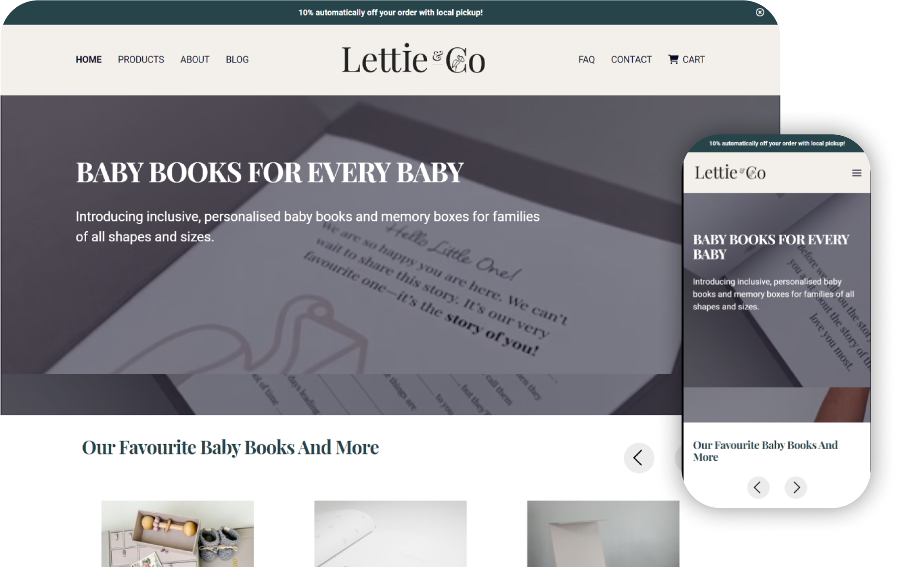 Lettie & Co. | Baby books for every baby